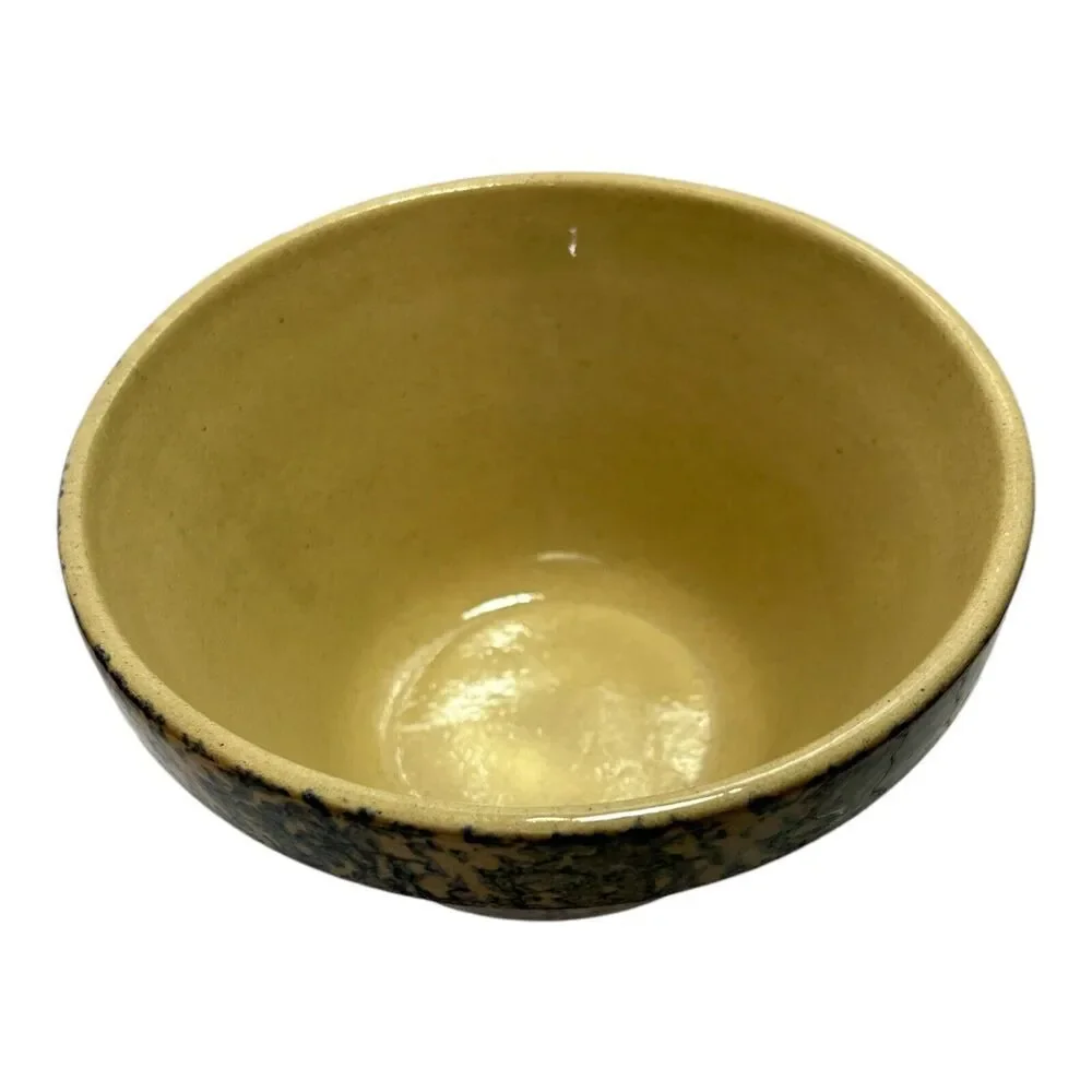 Robinson Ransbottom Roseville, OH Blue Sponge Ware Mixing Bowl 700 7” x 4”